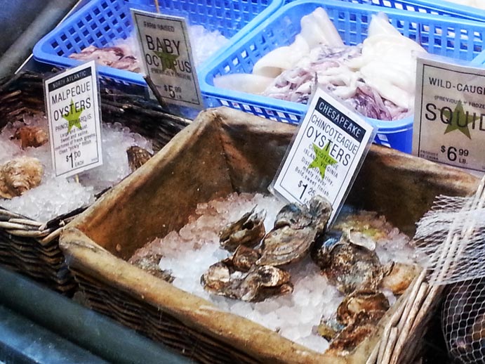 Seafood Market in New York City