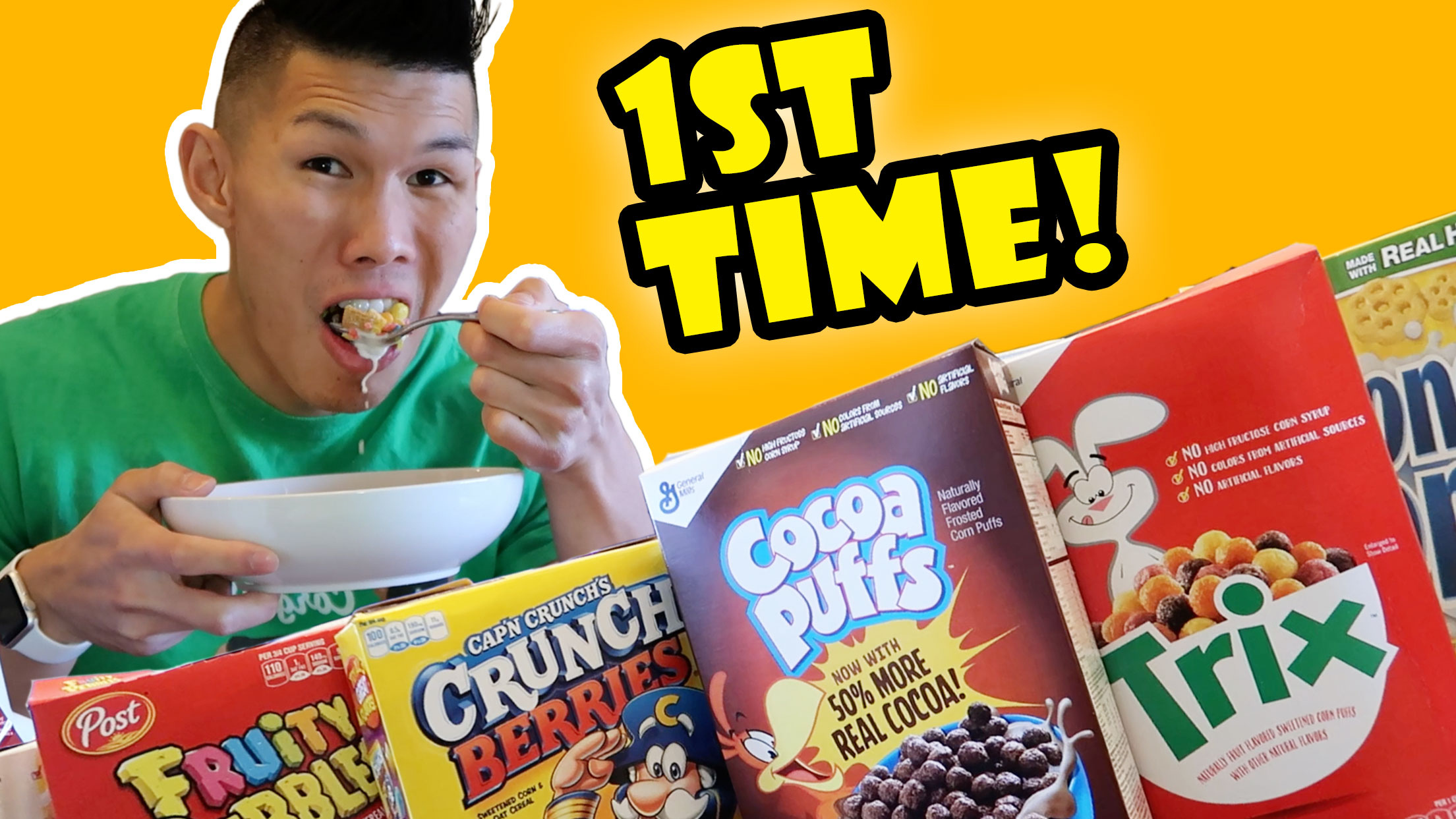 TRYING BANNED CEREAL for the 1ST TIME FINALLY