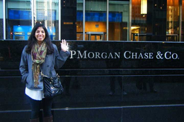 College Grad working at JPMorgan