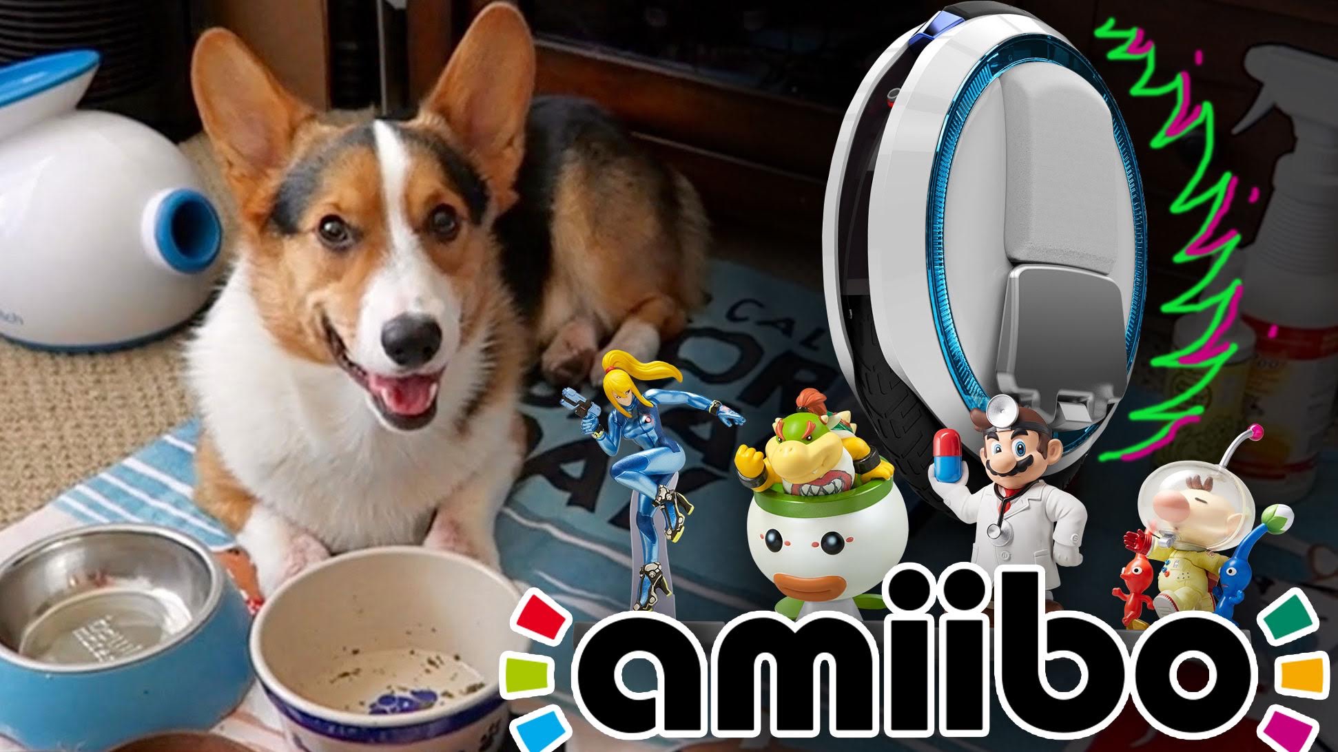 NINEBOTS, AMIIBO HUNTS, and a CORGI PUPPY HAULS
