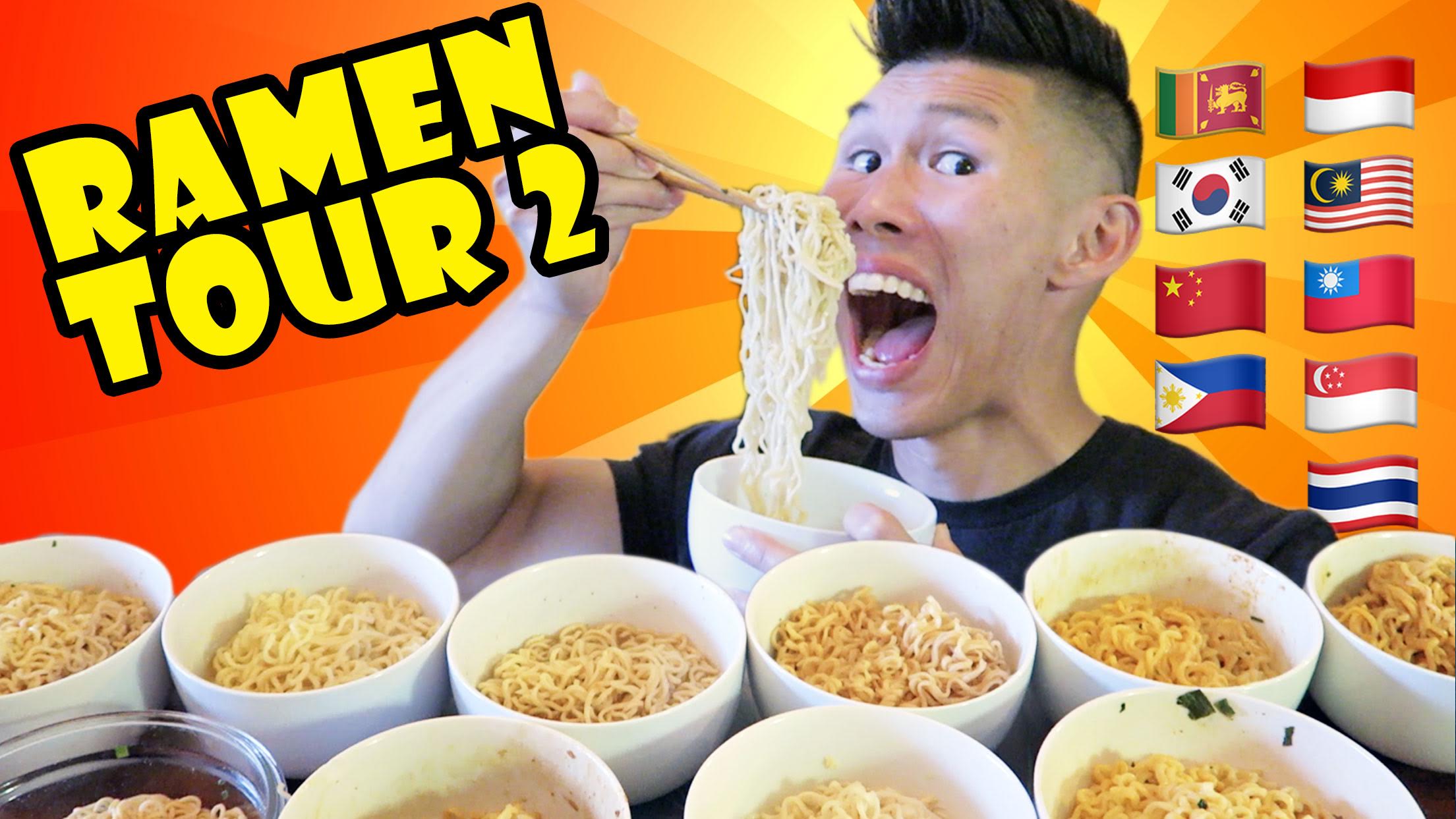 COMPARING INSTANT RAMEN Around The WORLD Part 2
