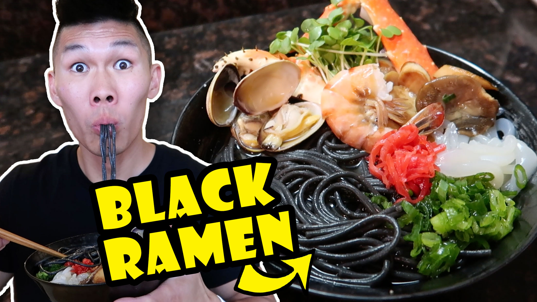 BLACK RAMEN NOODLES + SEAFOOD RECIPE UPGRADE